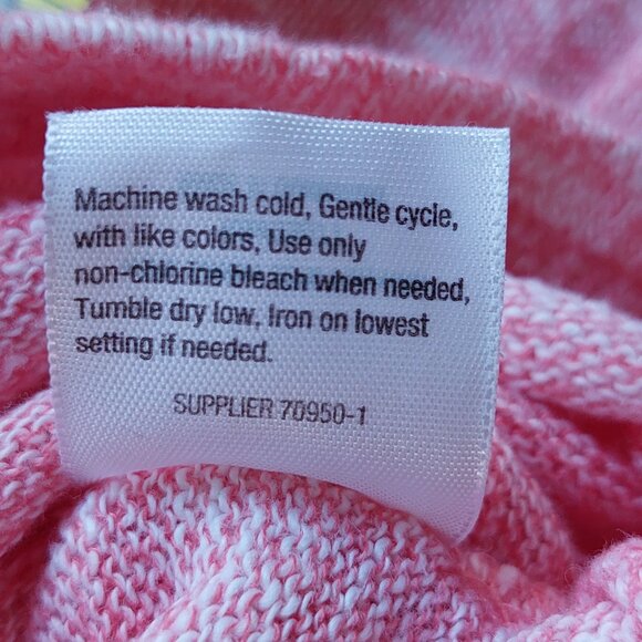 St Johns Bay Long Sleeve Tunic Top Women's XLarge Pink - Picture 9 of 9